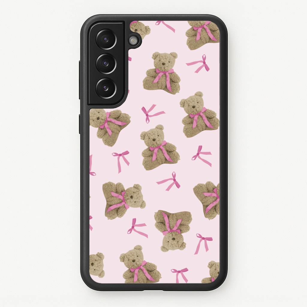 Coquette Teddy Bears And Bows Pattern Phone Case