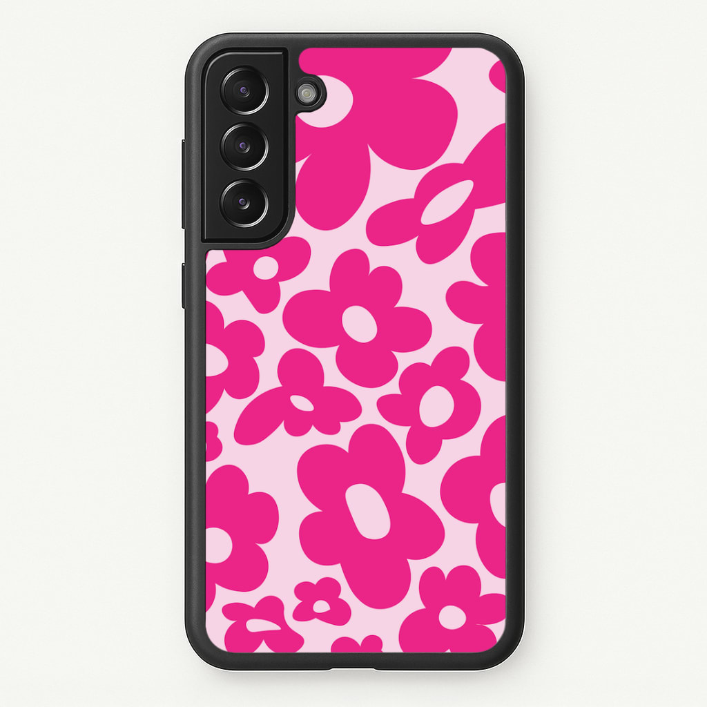 Pink Flowers - Trippy Patterns Phone Case
