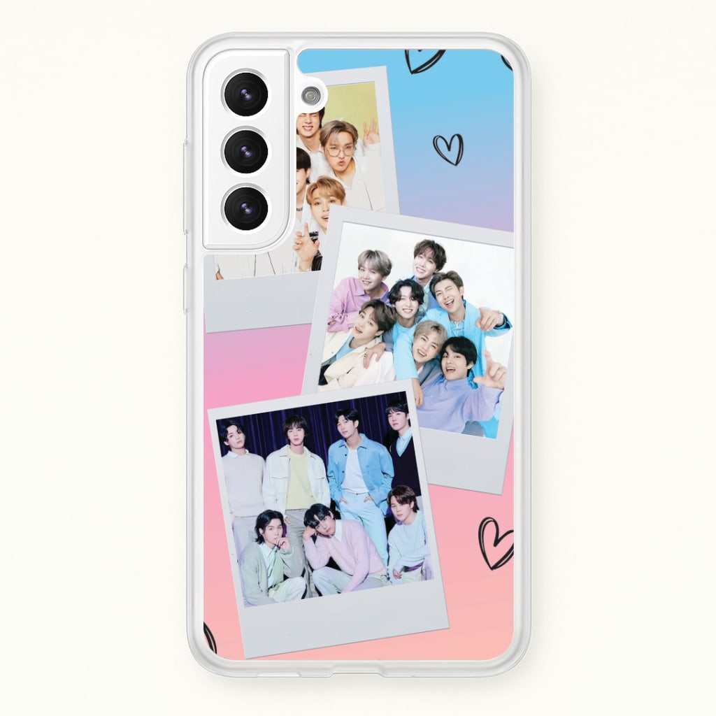 K-Pop Band Polaroid Collage Phone Case