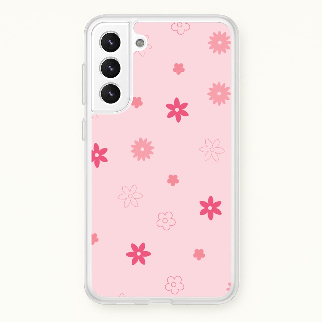Flower Types Pattern Pink Phone Case