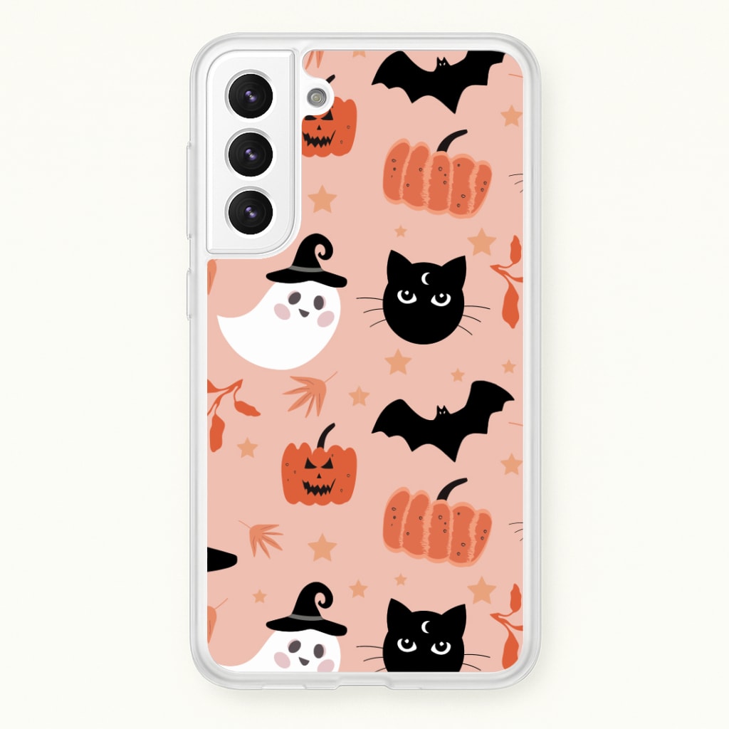Pretty Pink Halloween Pattern Phone Case