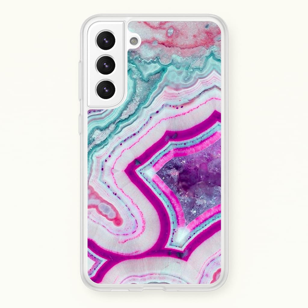 Purple Geode Pattern Phone Case