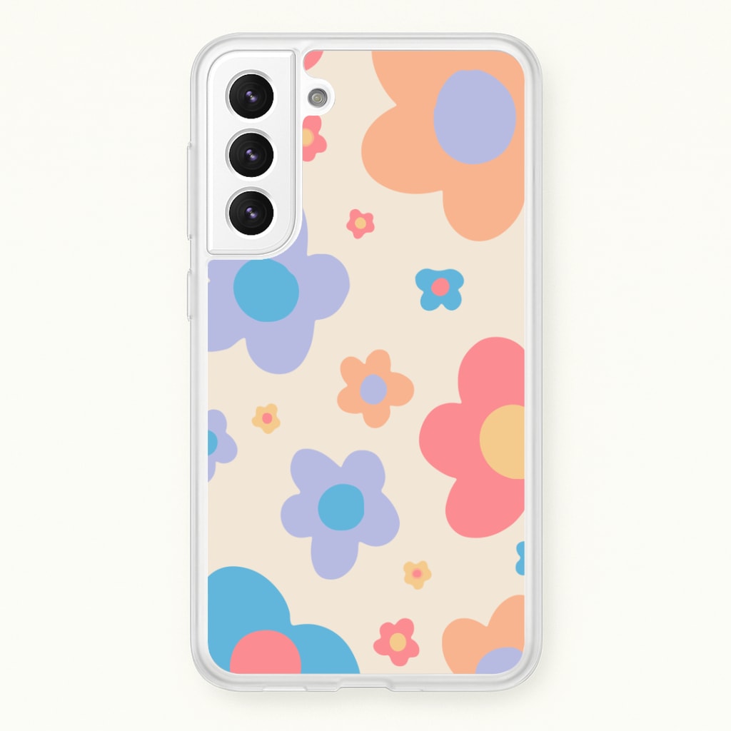 Playful Flower Pattern Phone Case