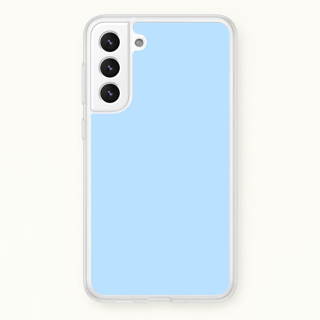 Back To Casics - Pretty Pastels - Plain Blue Phone Case