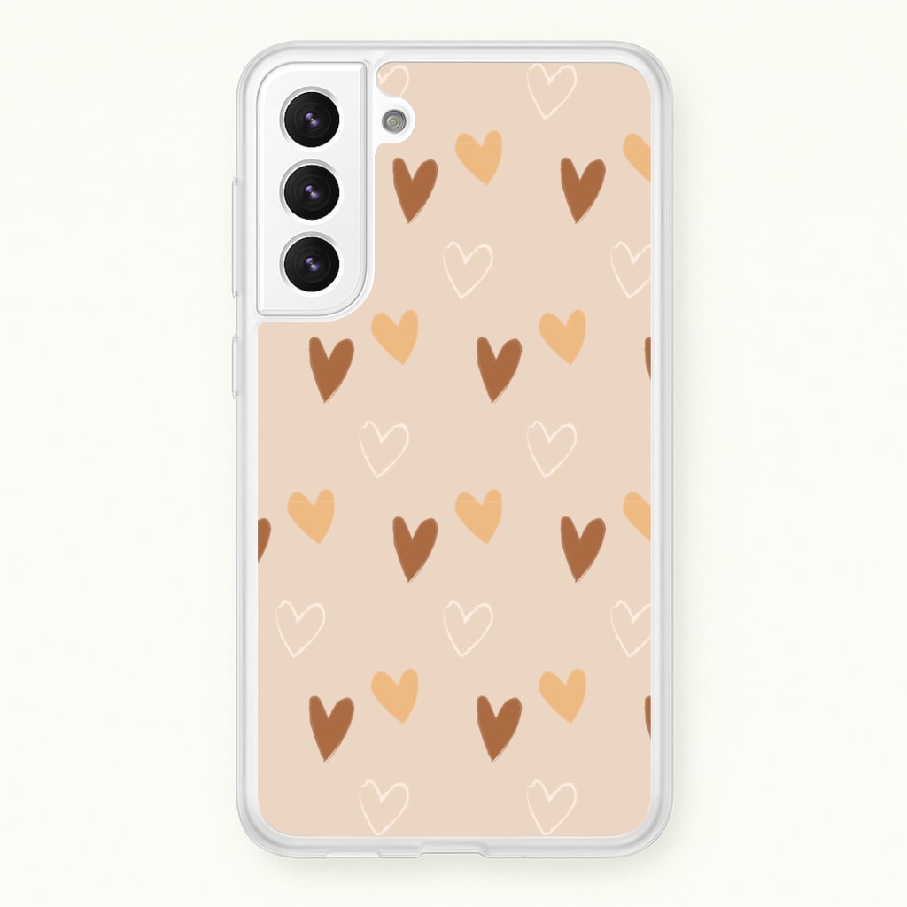Cute Love Heart Pattern Phone Case