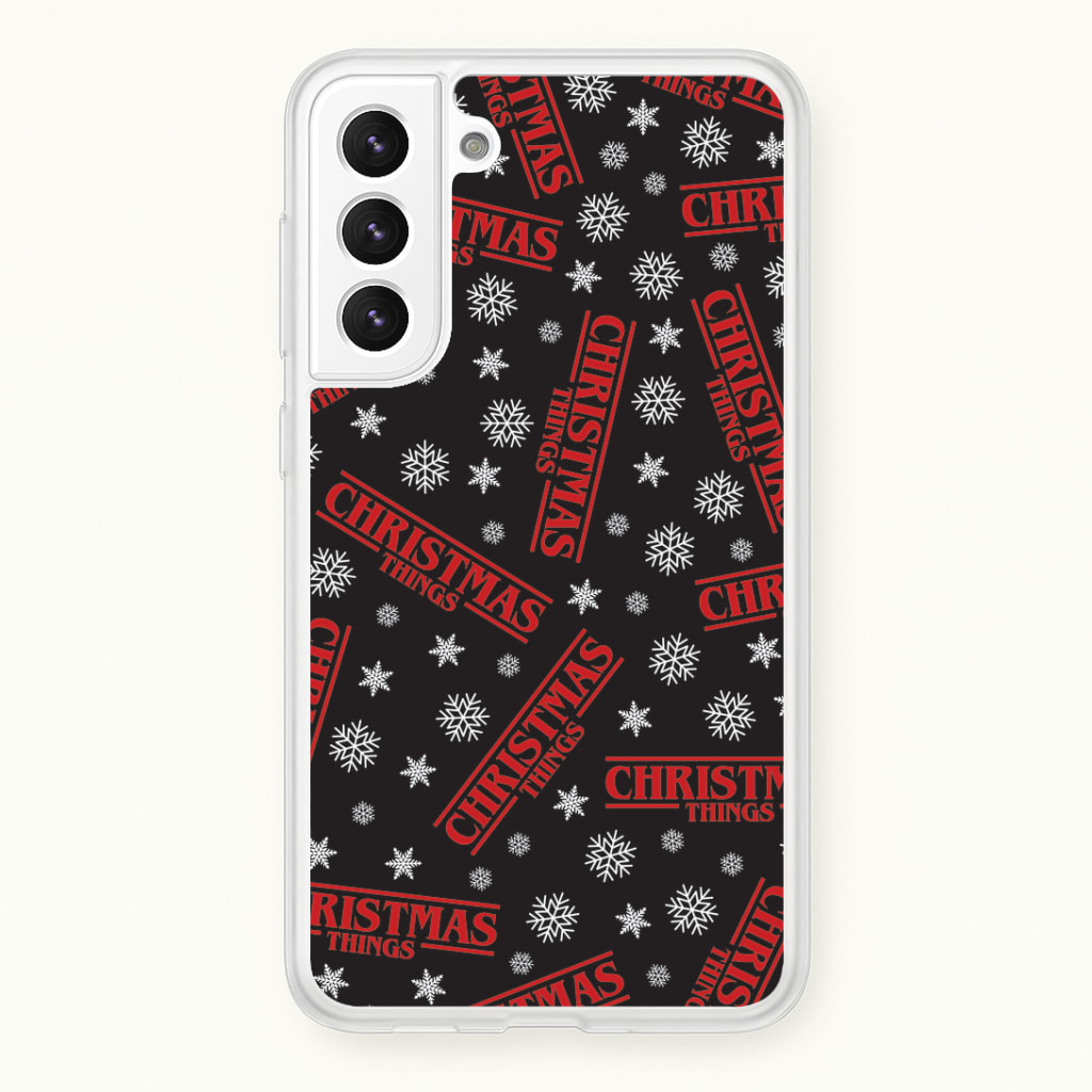 Christmas Things Snowflake Pattern Phone Case