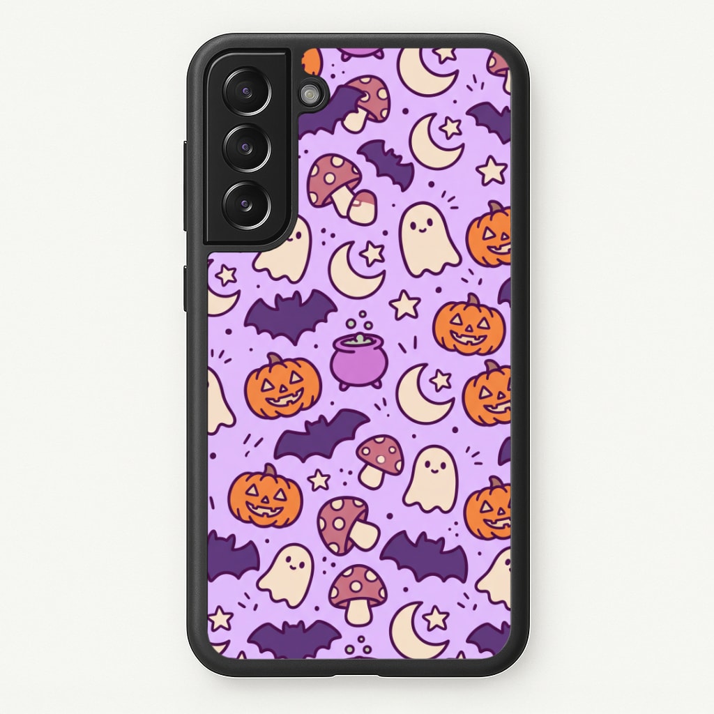 Lilac Witchy Doodles Phone Case