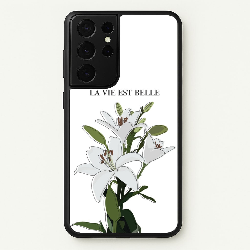 La Vie Est Belle - Clean Girl Aesthetic Phone Case