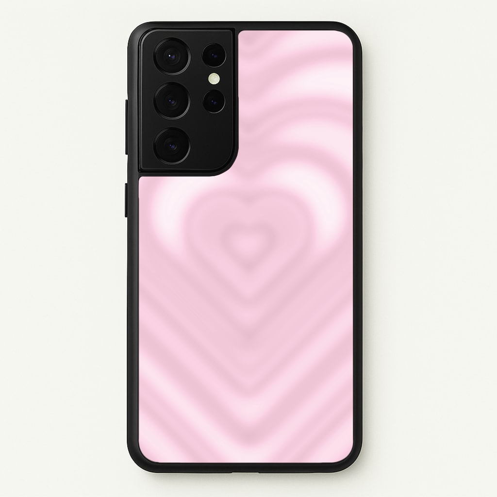 Drippy Love Heart Pink Phone Case