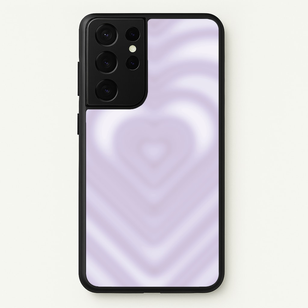 Drippy Love Heart Purple Phone Case