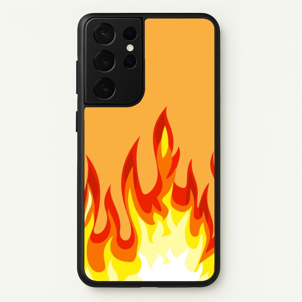 Orange Flame Phone Case