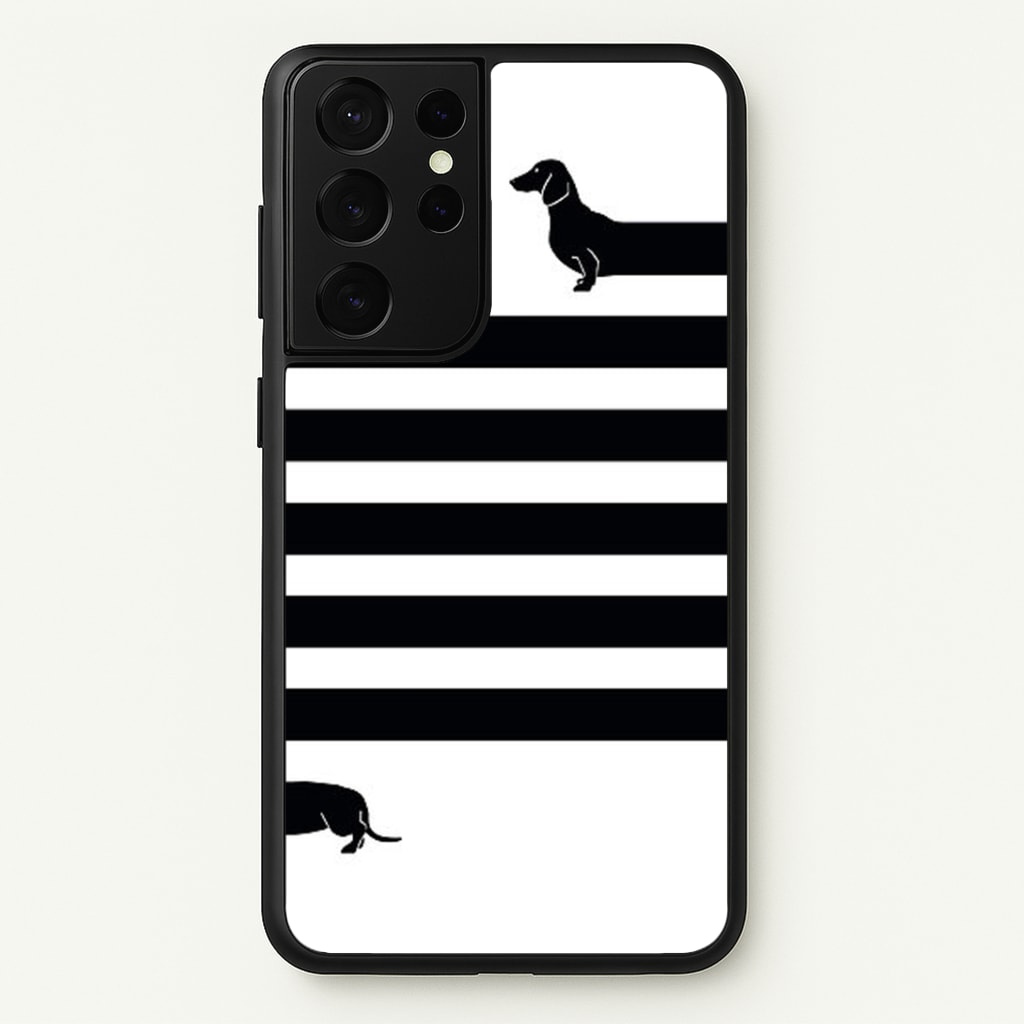 Dachshund Wrapped Phone Case