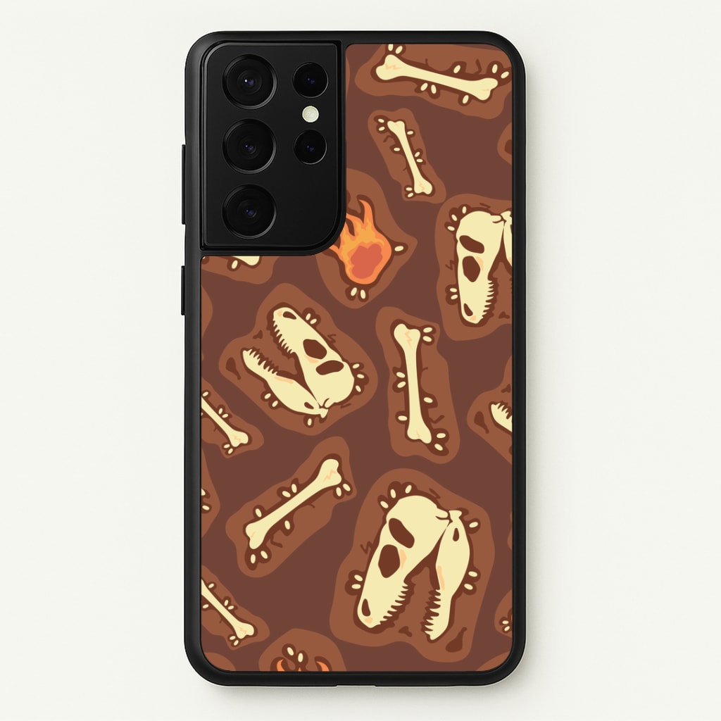 Bones And Skulls - Dinosaurs Phone Case