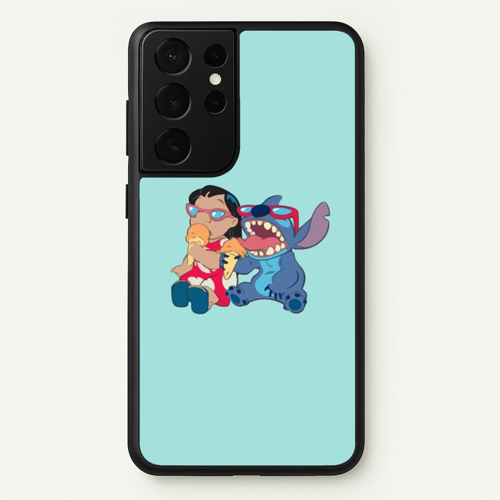 Ice Cream Alien Blue Phone Case