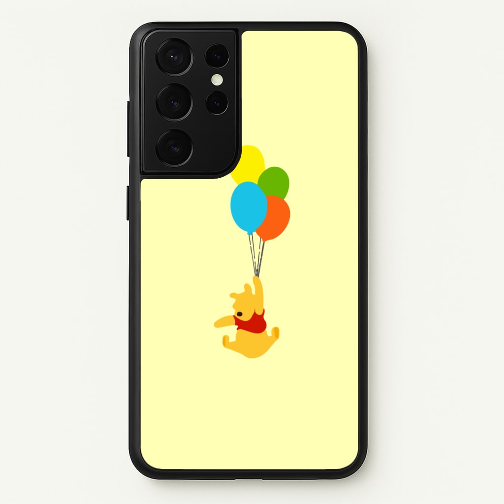 Pooh On Balloons Phone Case