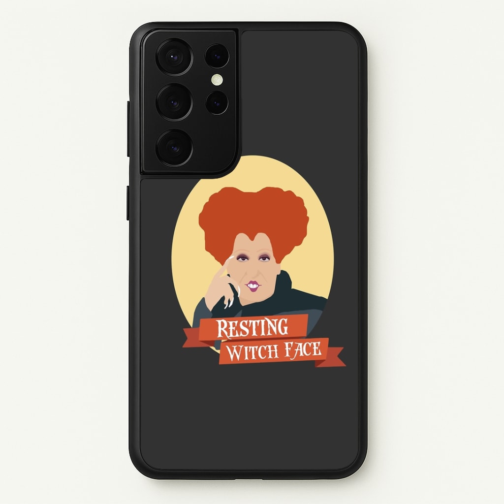 Resting Witch Face - Hocus Halloween Phone Case