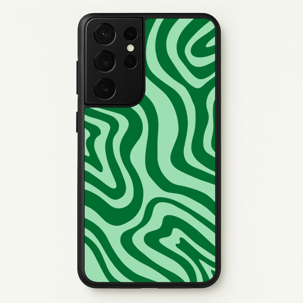Green Abstract Halloween Phone Case