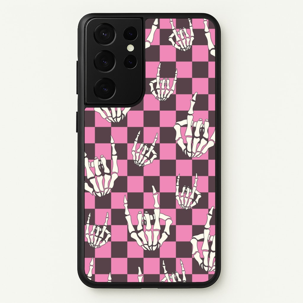 Rock On Skeleton Phone Case
