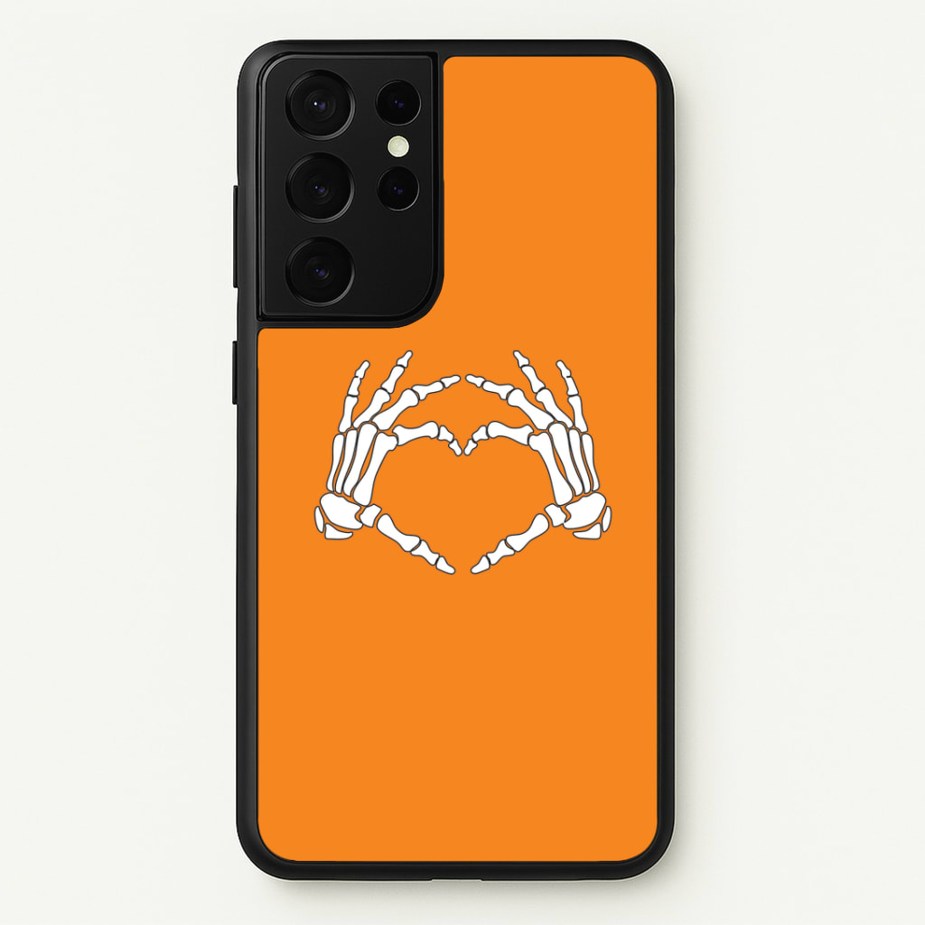 Skeleton Heart Phone Case