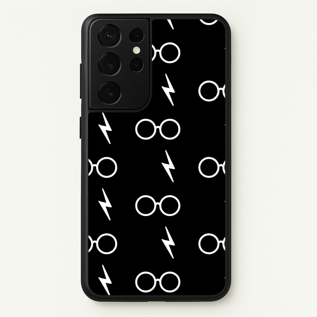 Glasses & Scar Pattern Phone Case