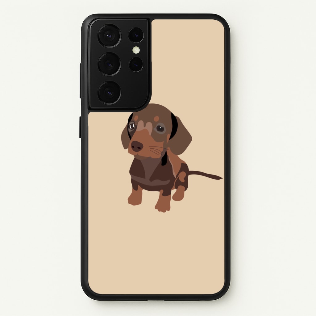 Brown - Dachshunds Phone Case