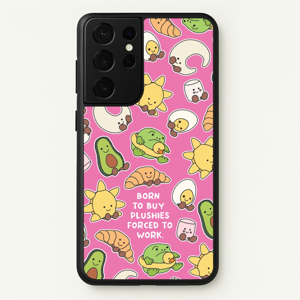 Born To Buy Plushy Phone Case