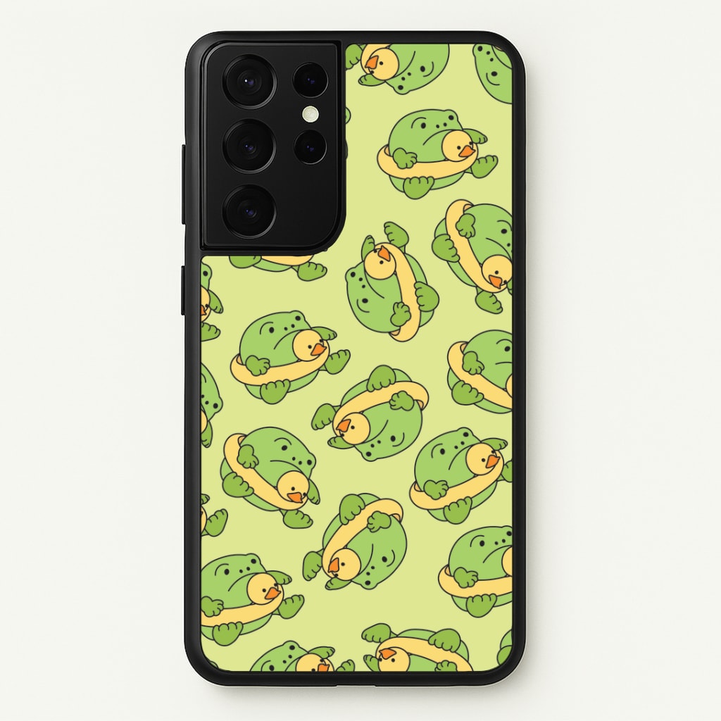 Frog Pattern - Plushy Phone Case