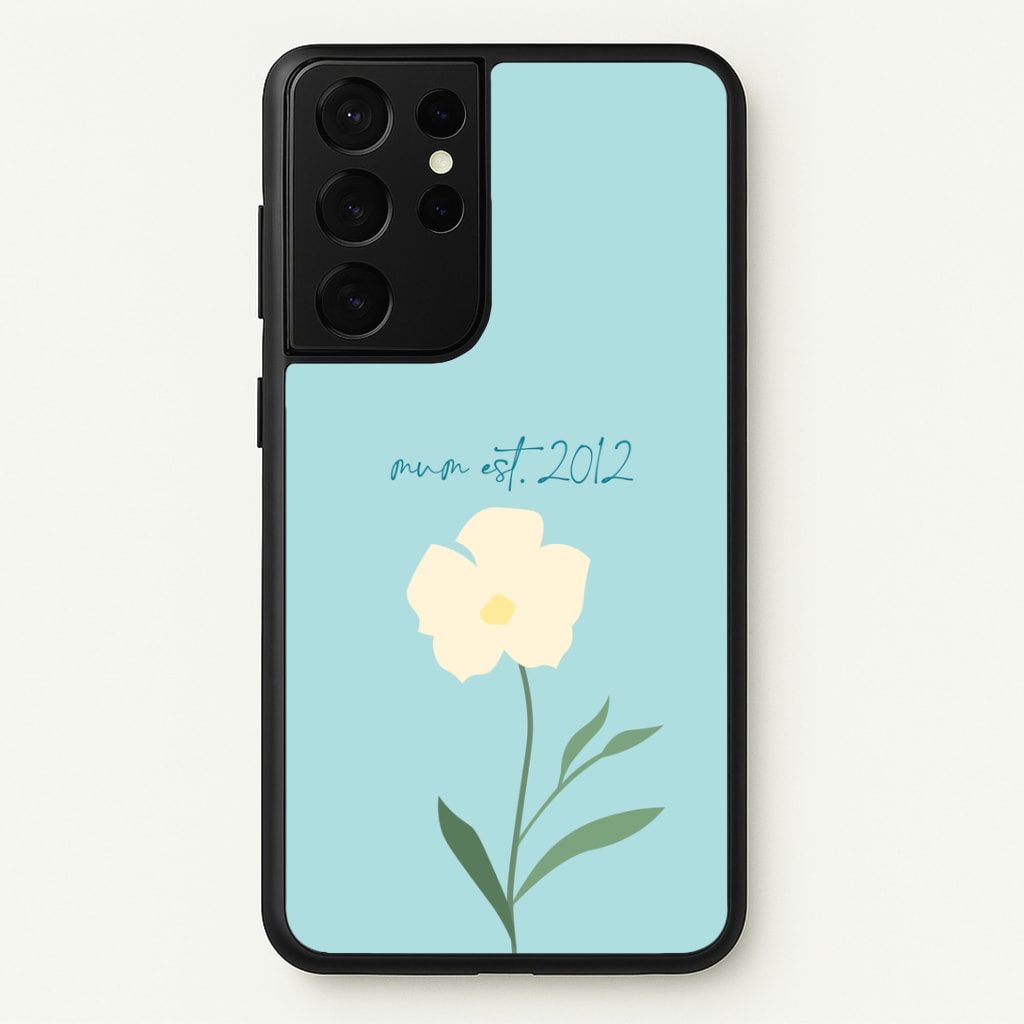 Personalised Baby Blue Mum Est Phone Case
