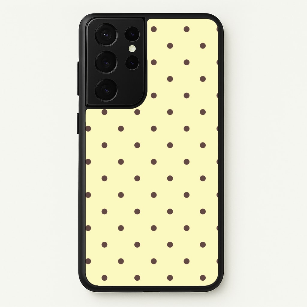Vanilla & Chocolate Polka Dots Phone Case