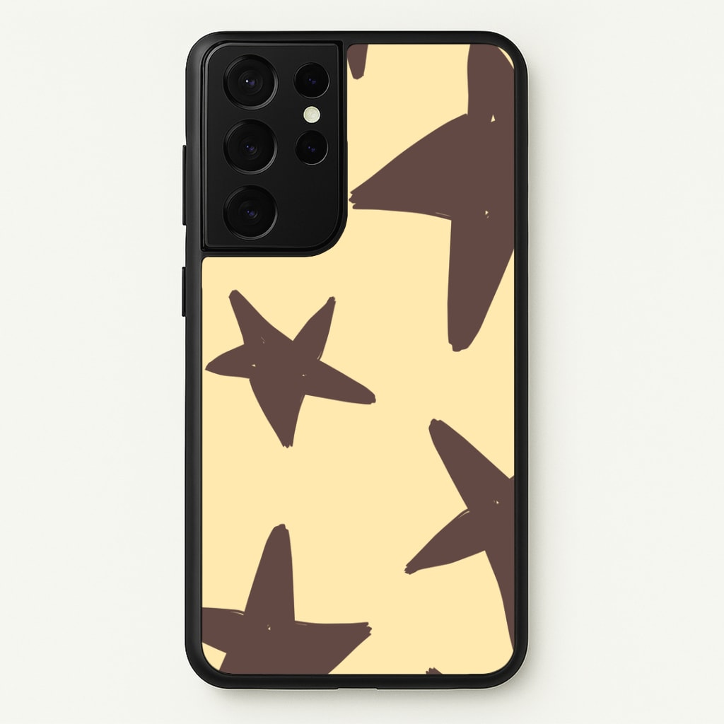 Vanilla & Chocolate Stars Phone Case