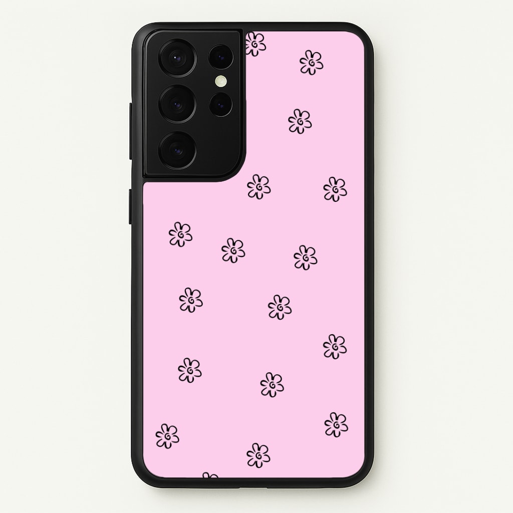 Detail Flower Pattern - Pink Phone Case