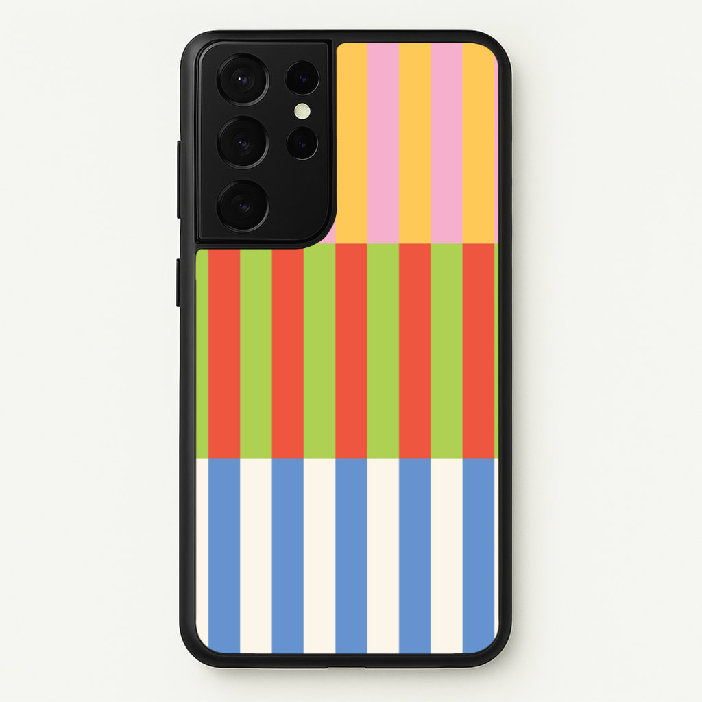 Colourful Stripes Pattern Phone Case