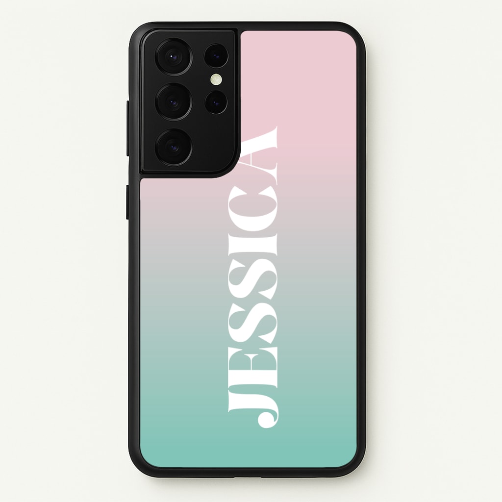 Gradient Personalised Name Phone Case