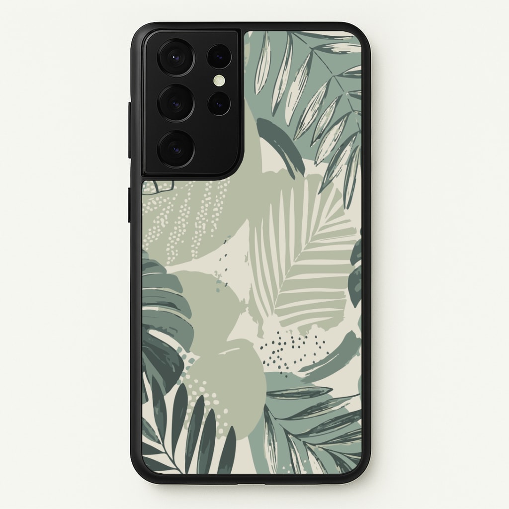 Green Leaf Pattern - Foliage Phone Case