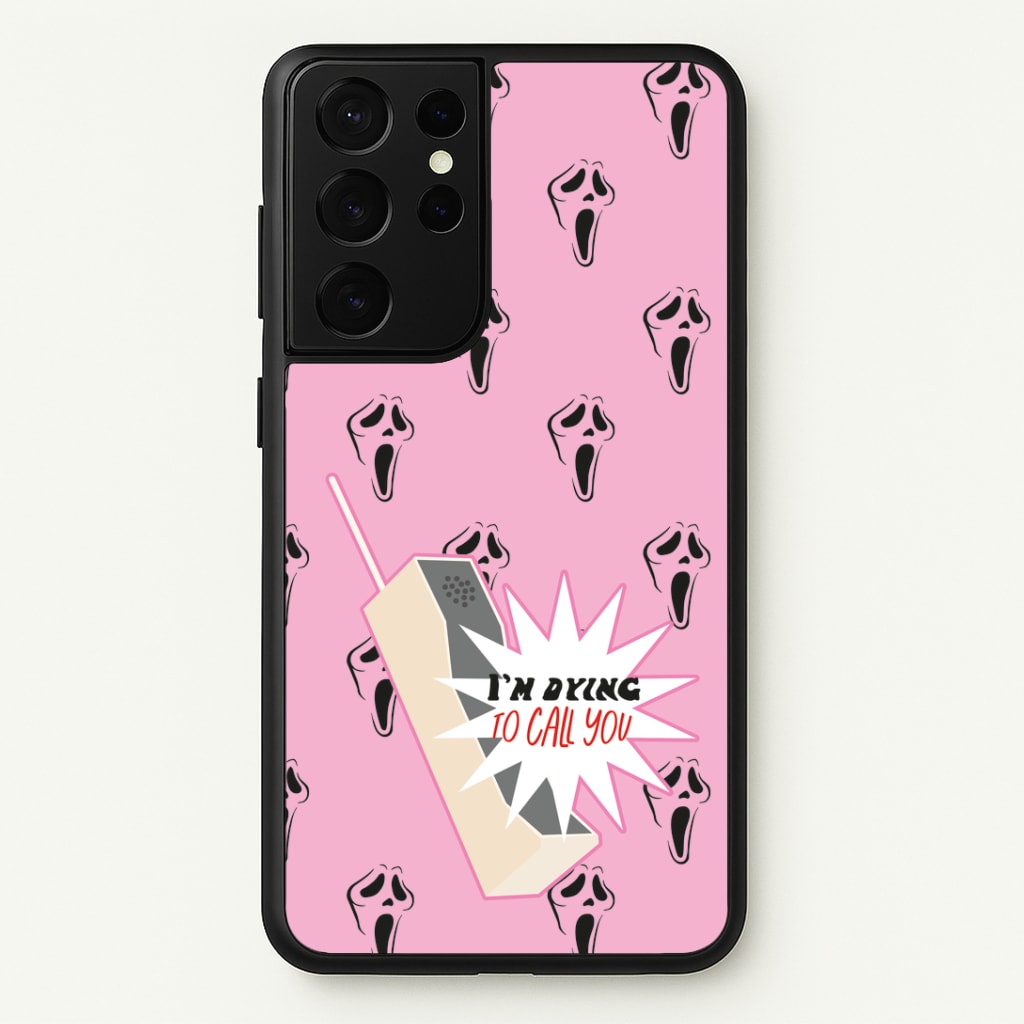 I'm Dying To Call You - Scream Phone Case