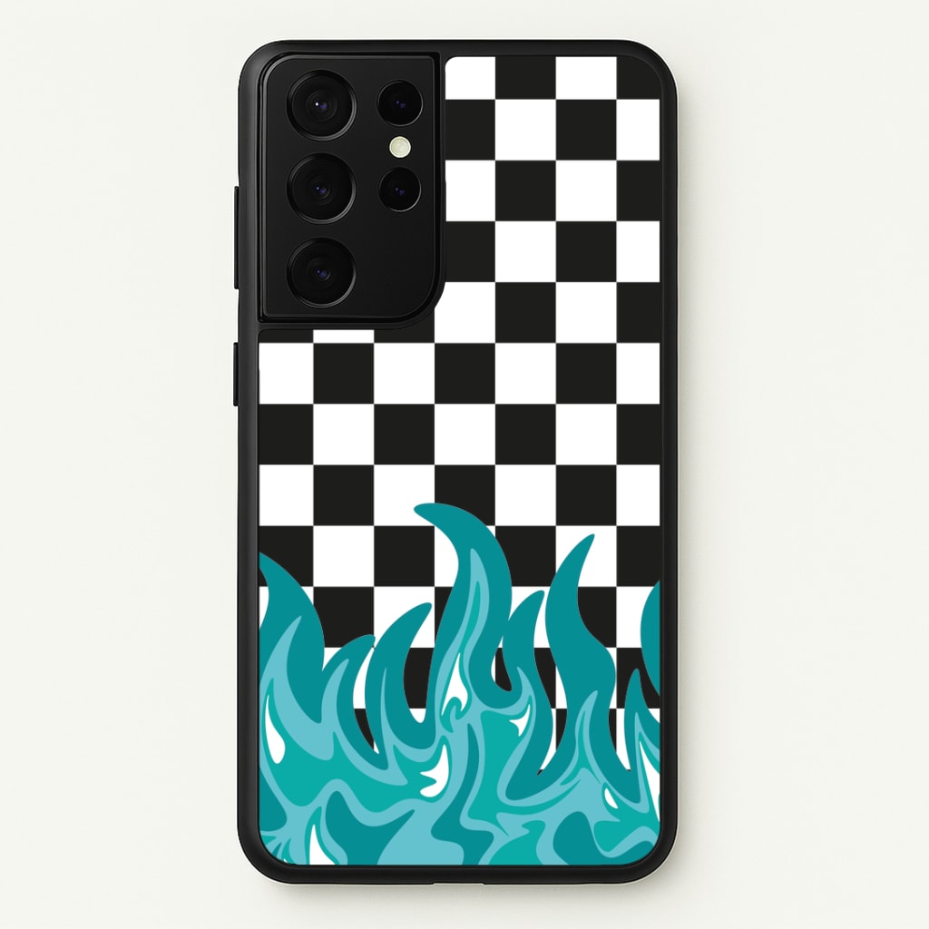 Blue Flame - Skate Aesthetic Phone Case