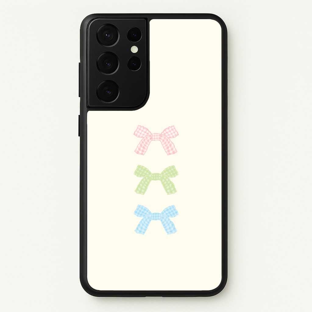 Gingham Tiered Ties Phone Case