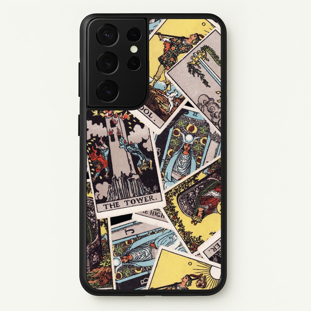 Tarot Cards Collage Pattern Phone Case