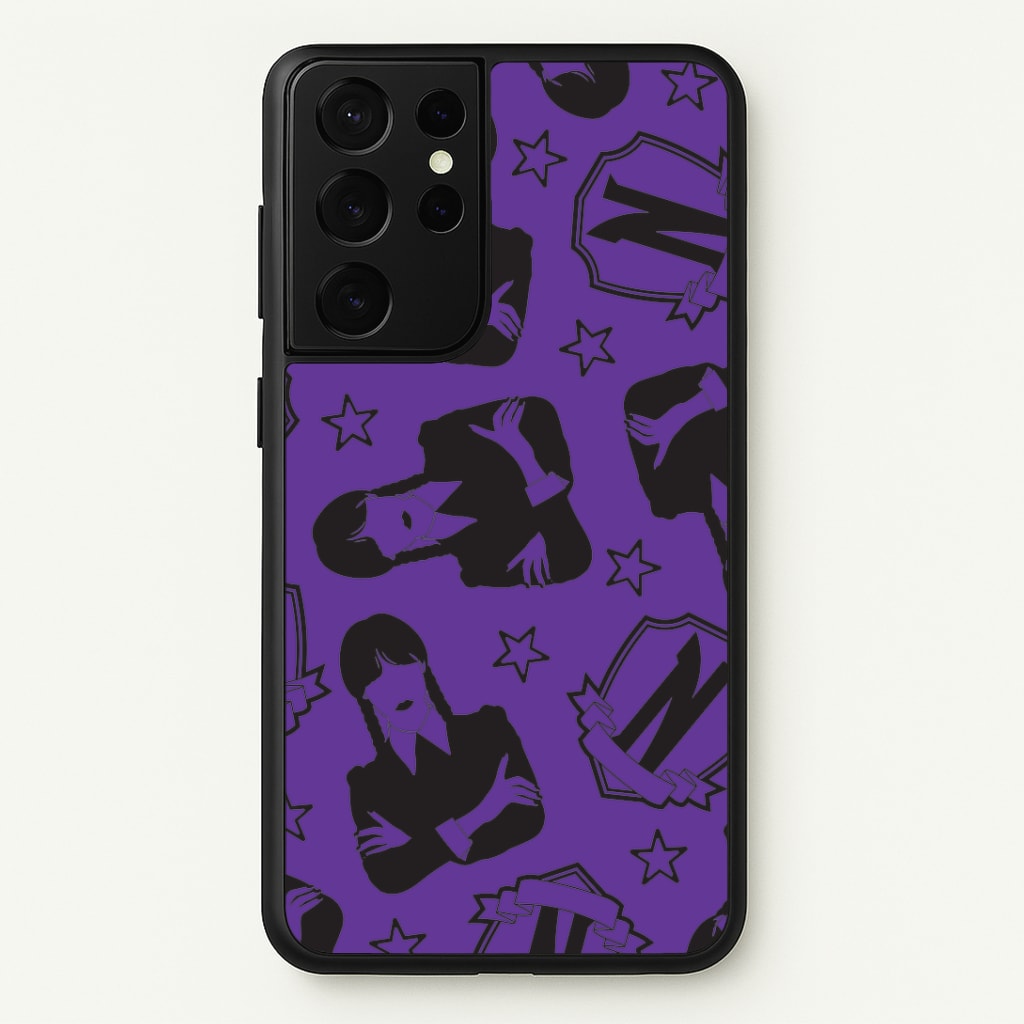 Wednesday Pattern Phone Case