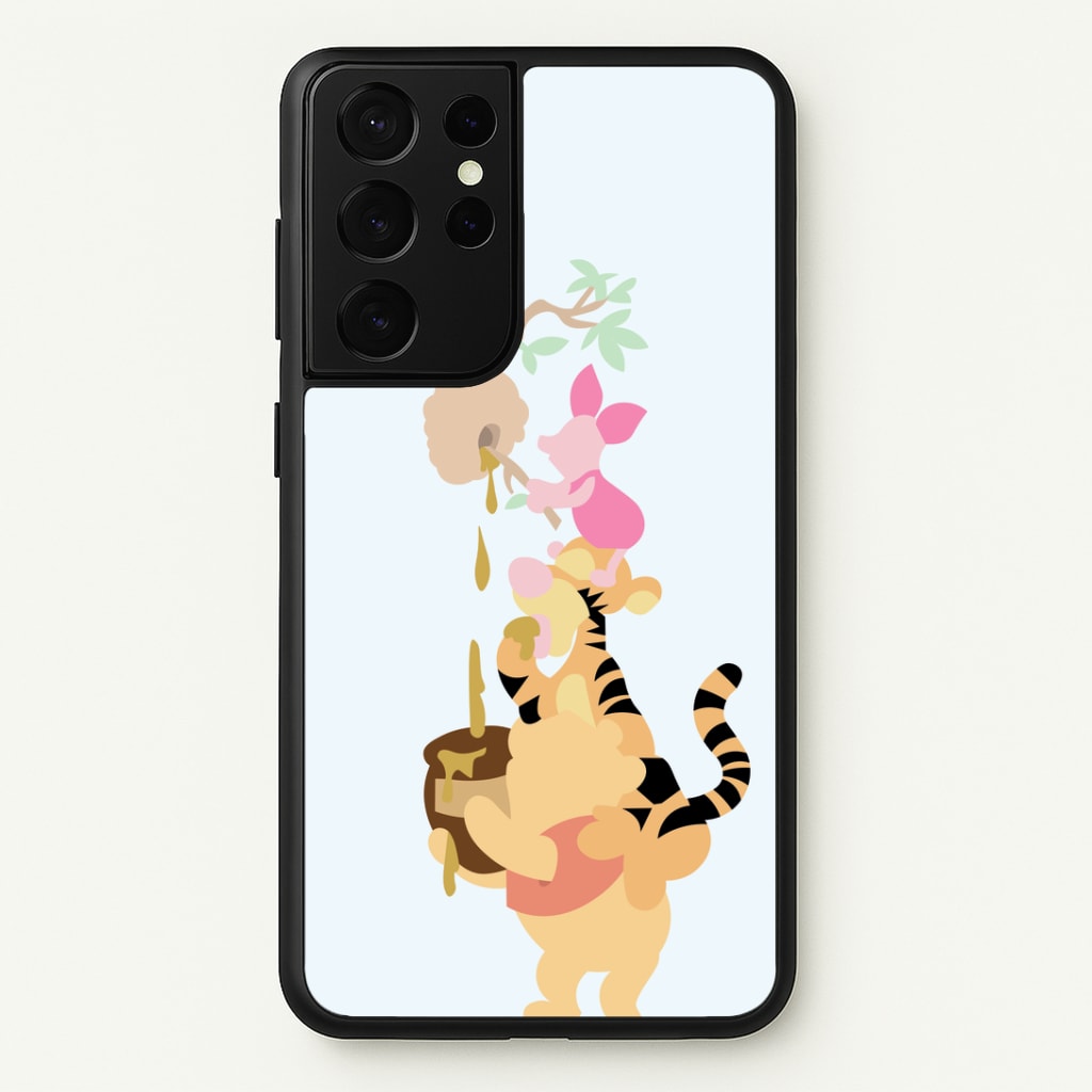 Bouncing Tiger , Piglet , Yellow Bear Phone Case