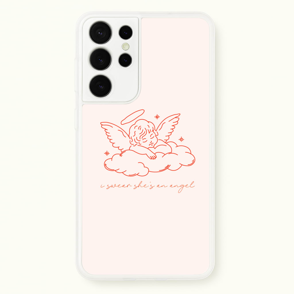 I Swear Shes An Angel - Clean Girl Aesthetic Phone Case