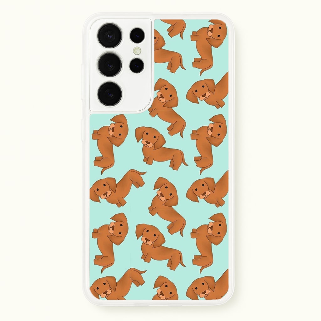 Sausage Dog Pattern Phone Case