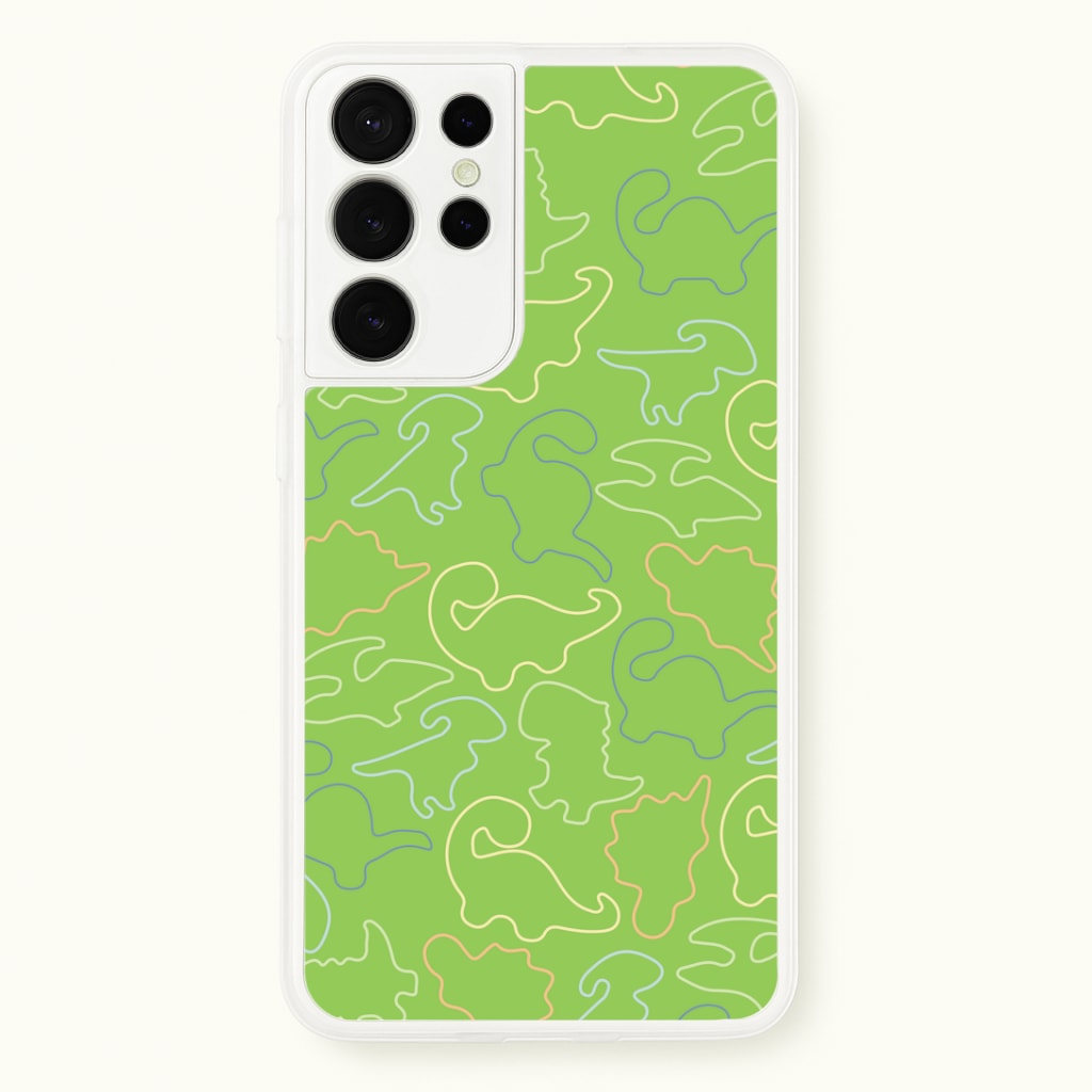 Outline Pattern - Dinosaurs Phone Case