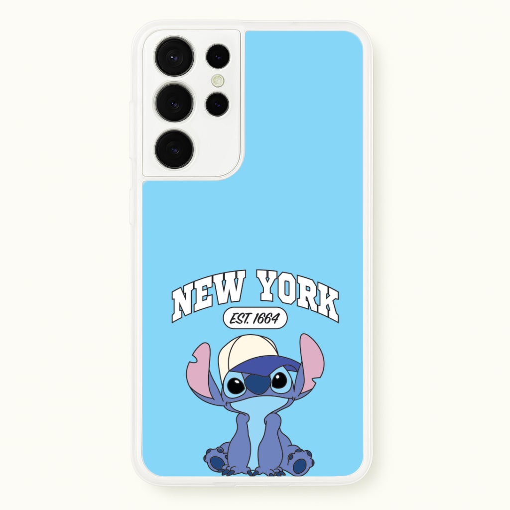New York Blue Alien Phone Case
