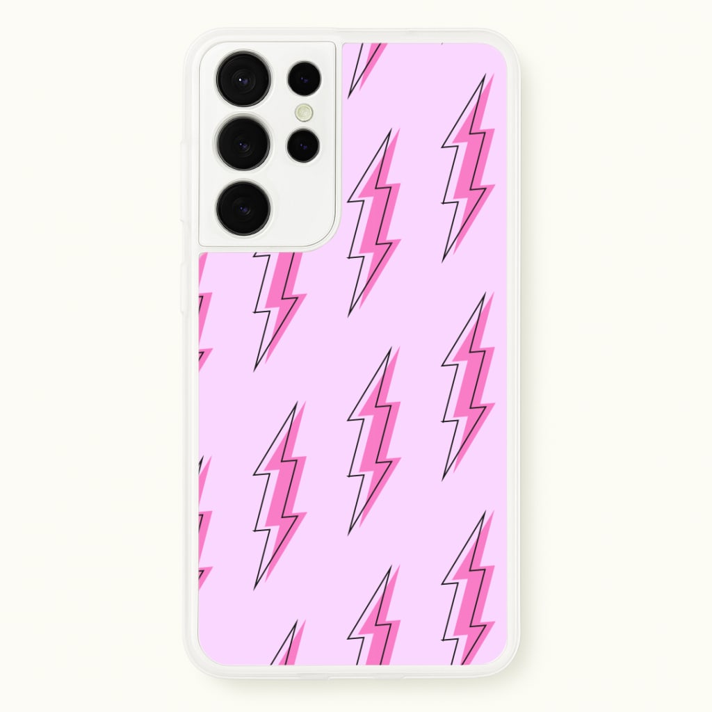 Pink Lightning - Eighties Phone Case