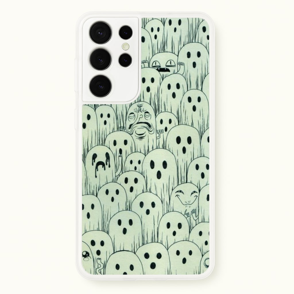 Droopy Ghost Pattern Phone Case