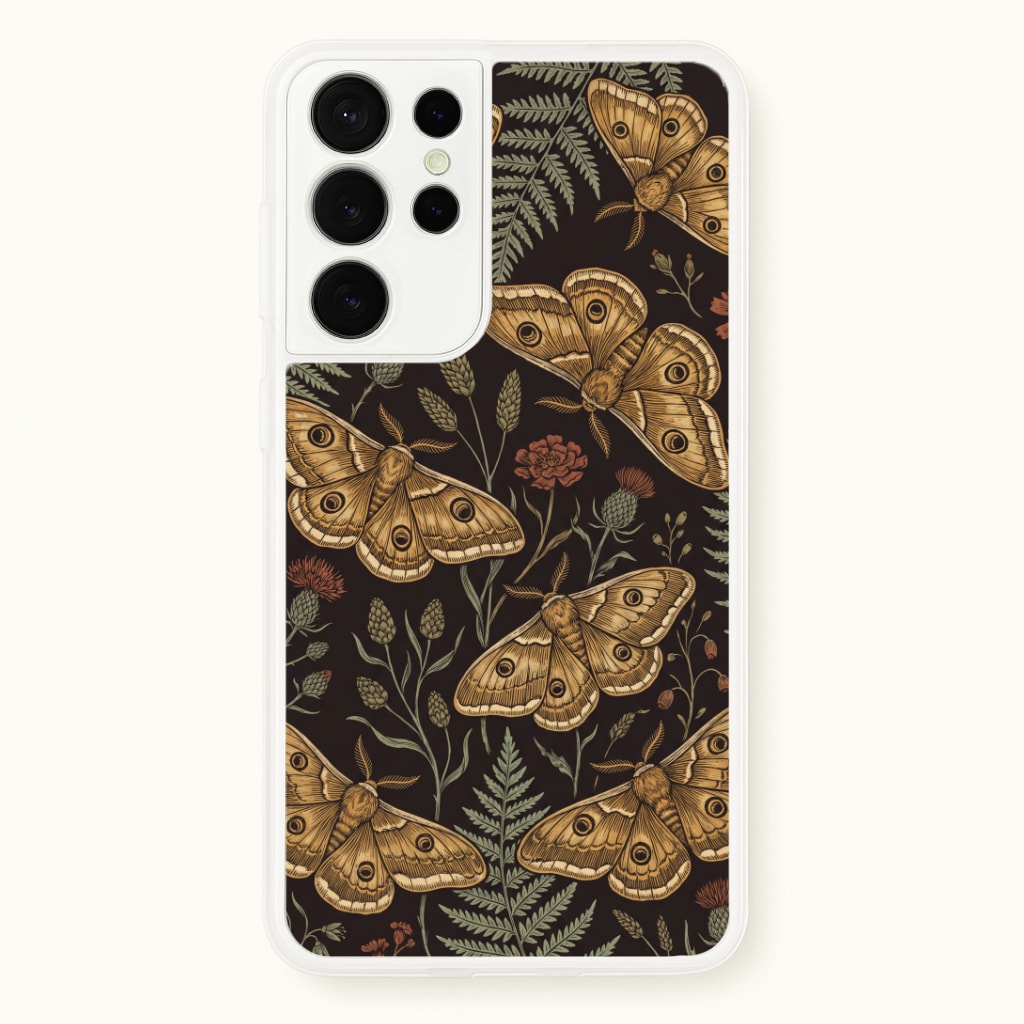 Moth And Moonlight Phone Case