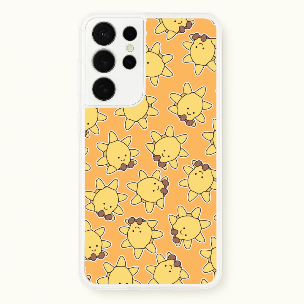Sun Pattern - Plushy Phone Case