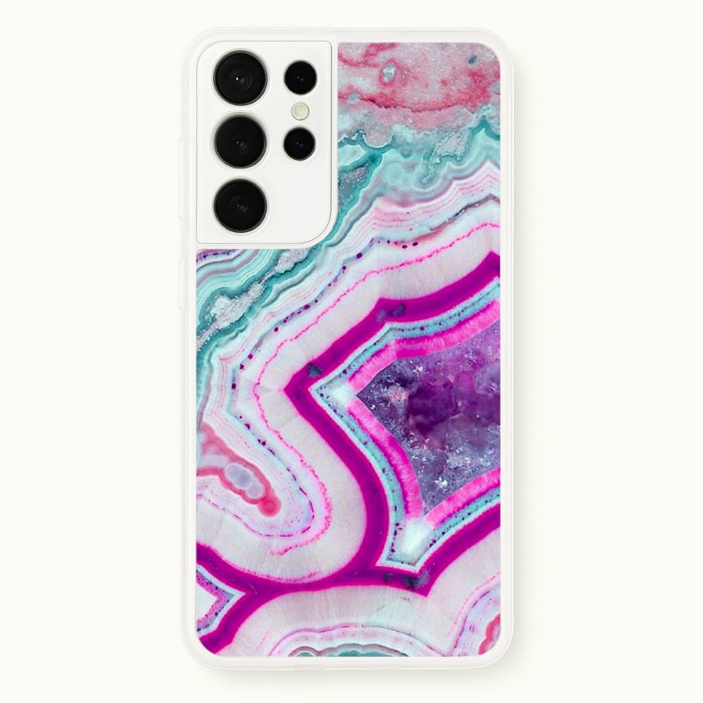 Purple Geode Pattern Phone Case