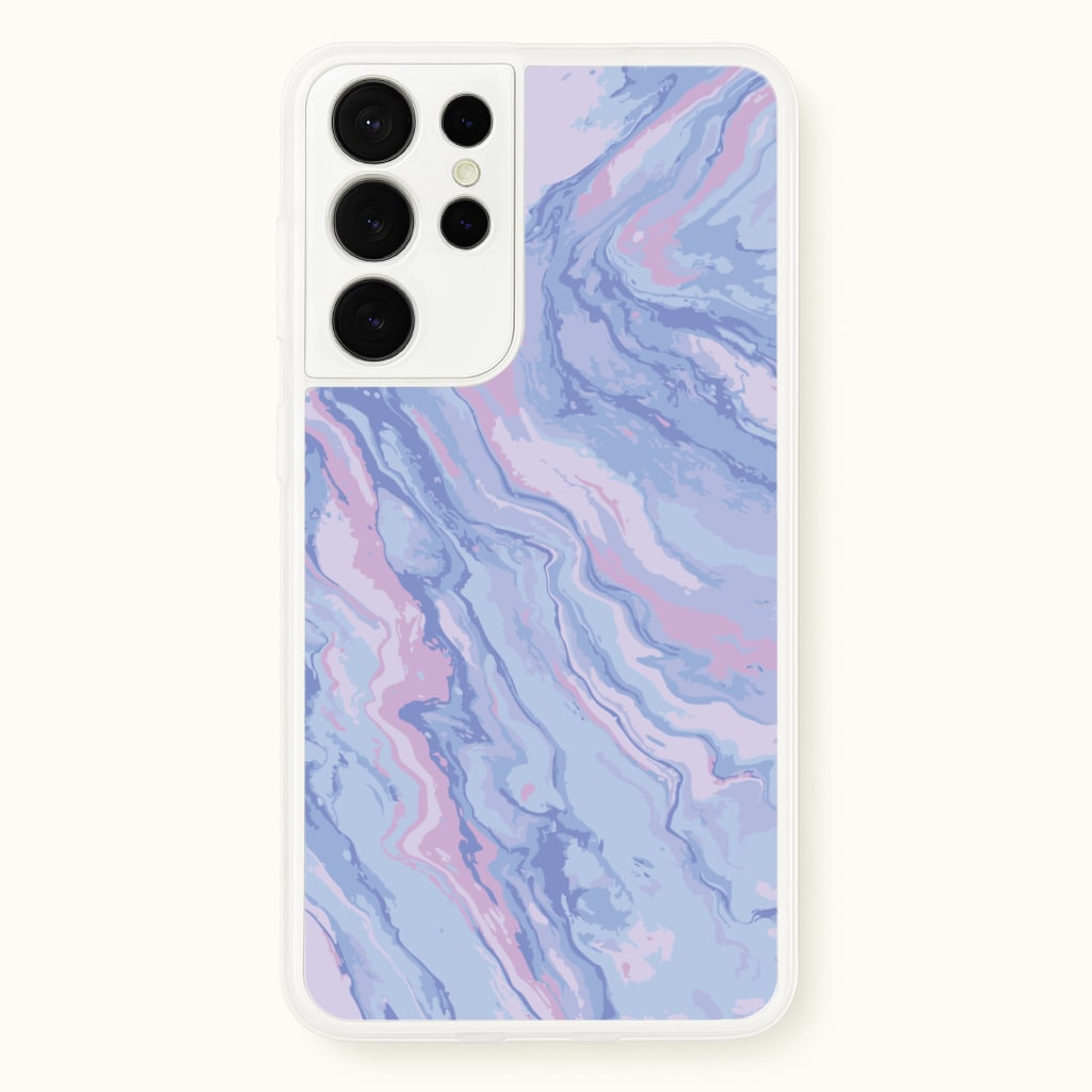 Purple Cloudy Marble Phone Case